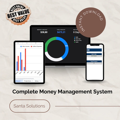 Complete Money Management System | 3-in-1